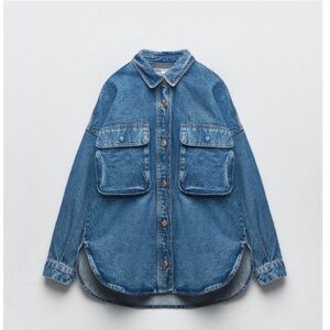 Zara Oversized Denim Jacket
